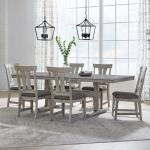 Hallendale 7 Piece Trestle Table Set