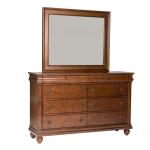 King California Sleigh Bed, Dresser & Mirror, Night Stand - Image 5