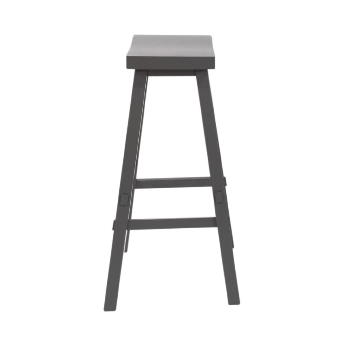 Creations 24 Inch Sawhorse Counter Stool- Gray - Image 5