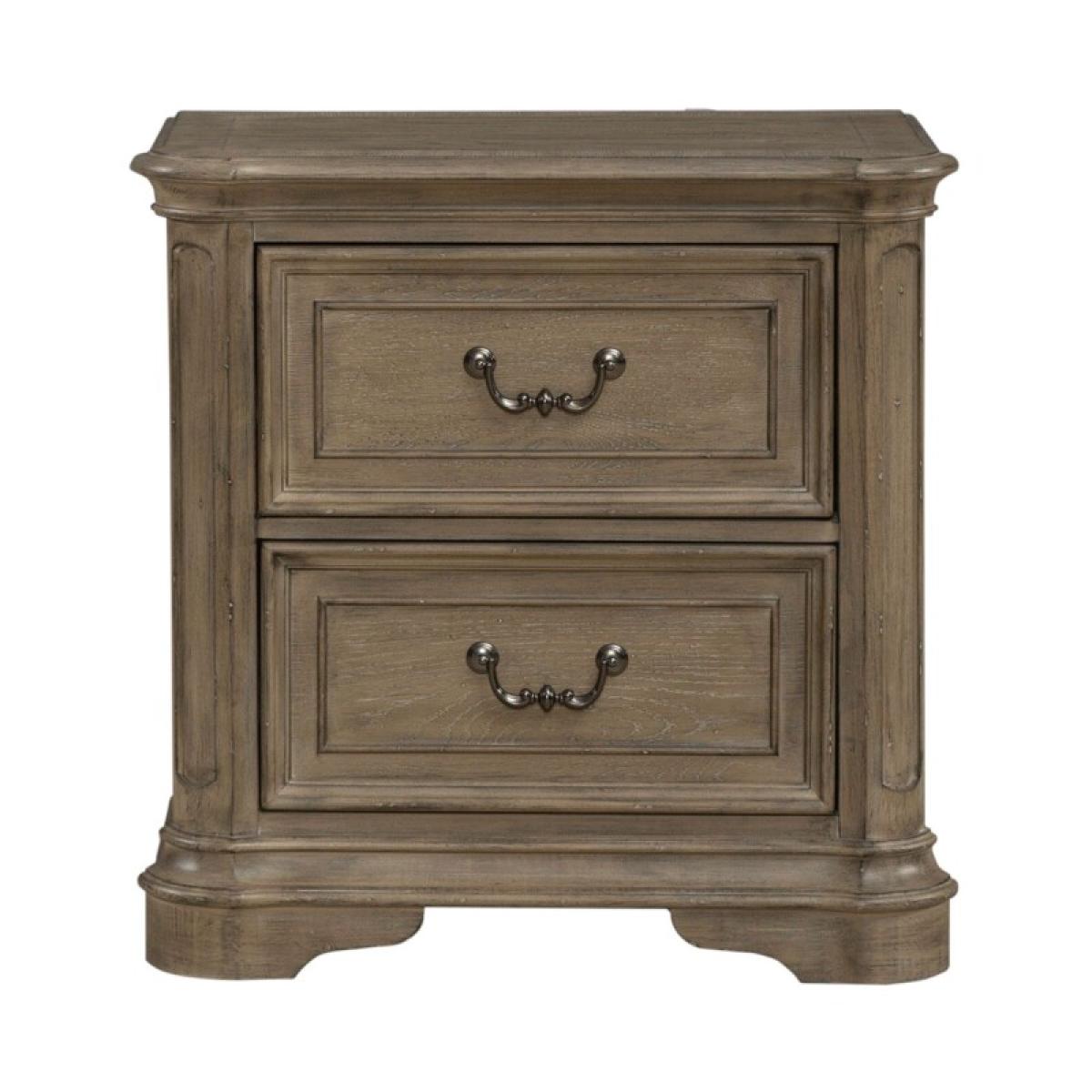 Magnolia Manor 2 Drawer Nightstand - Image 4