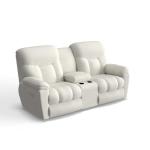 Morrison Power Reclining Loveseat W/ Headrest, Lumbar & Console
