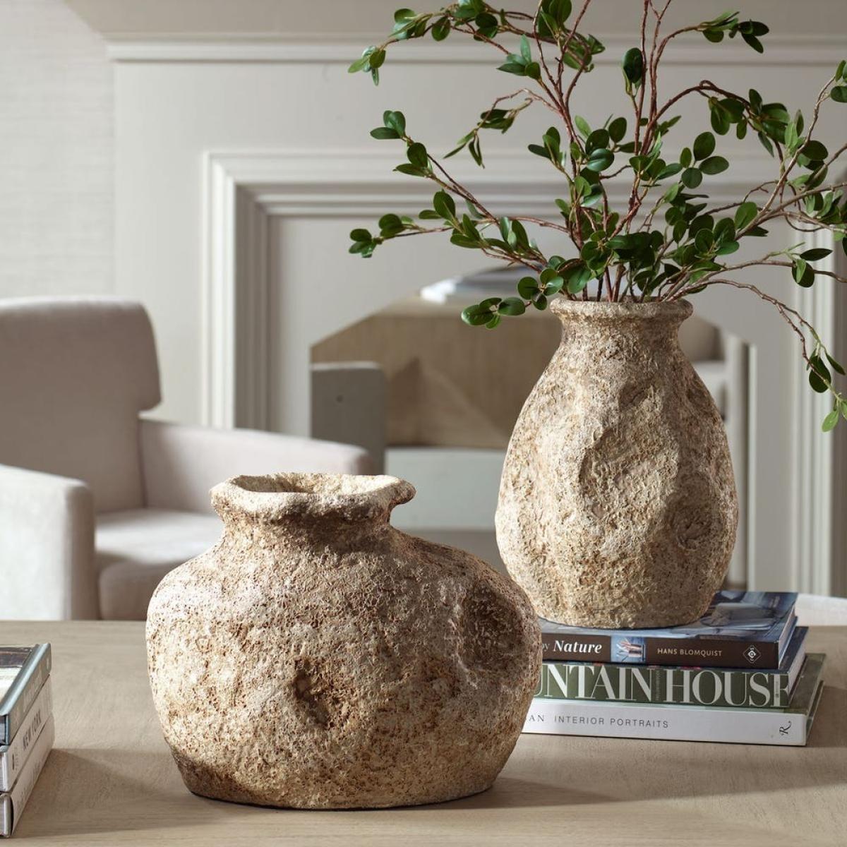 Ancient Echos Indoor-outdoor Vases, S/2 - Image 3