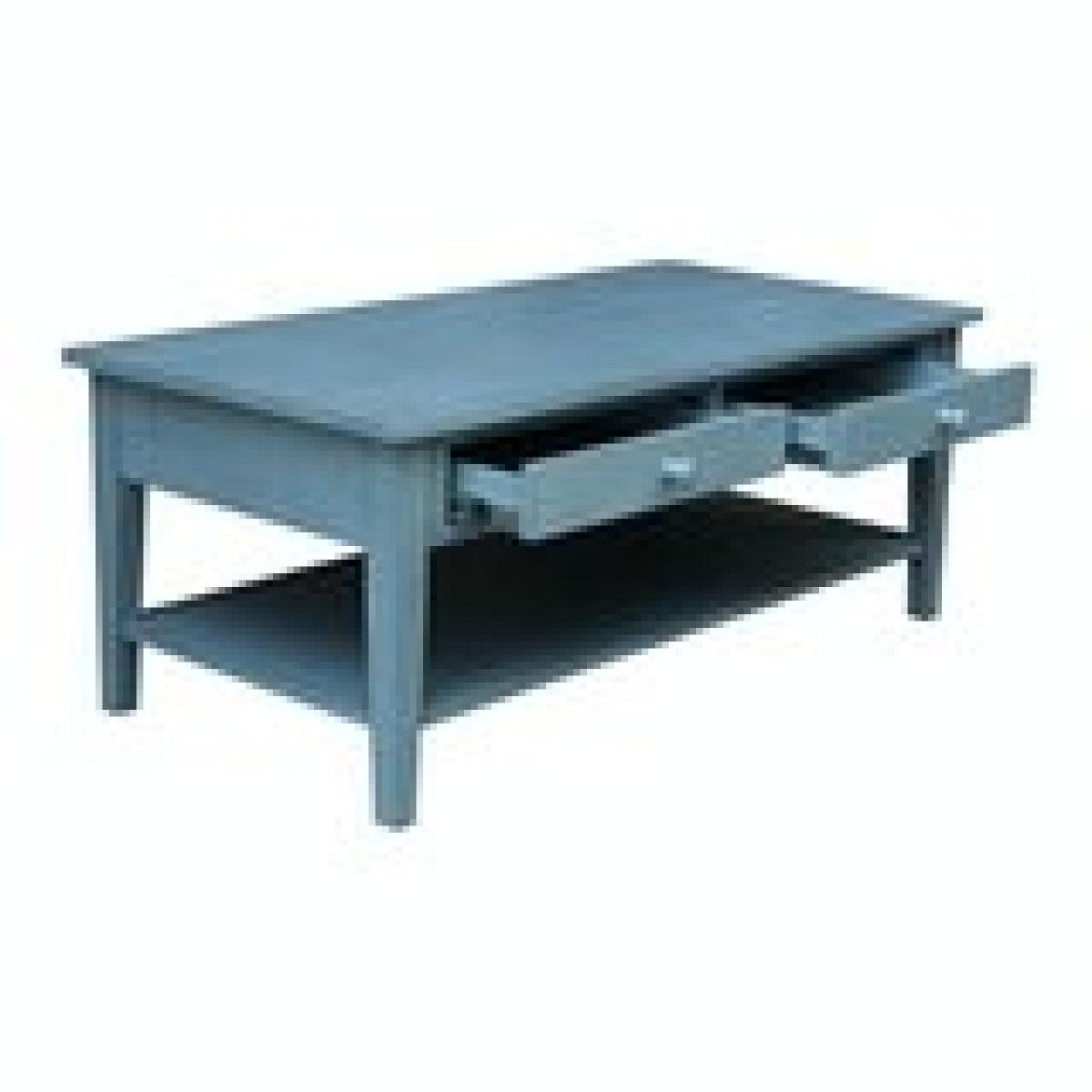 Destinations Collection - Spencer Coffee Table in Ocean Blue - Image 8