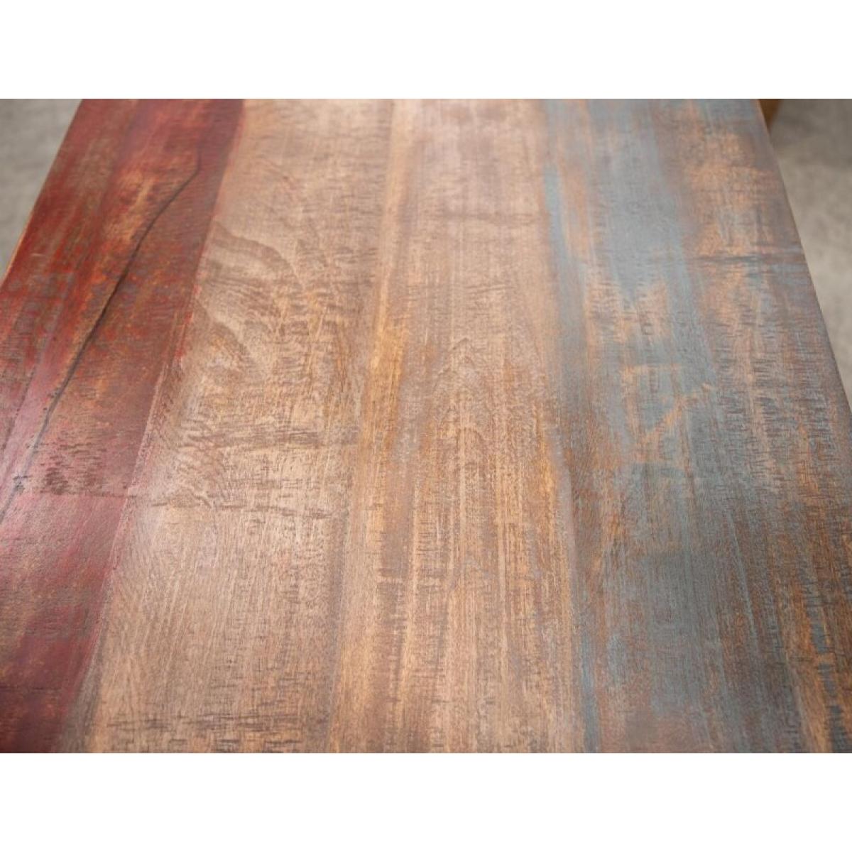 3 Drawer Sofa Table - Antique - Image 8