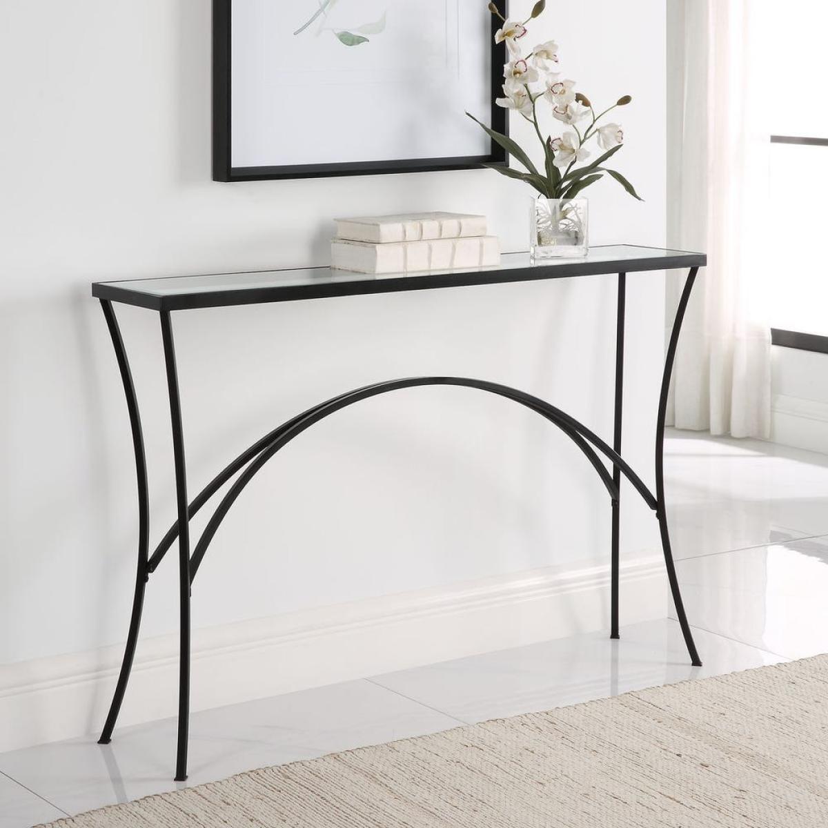 Alayna Console Table, Black - Image 9