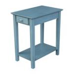 Destinations Collection - Narrow End Table in Ocean Blue - Image 5