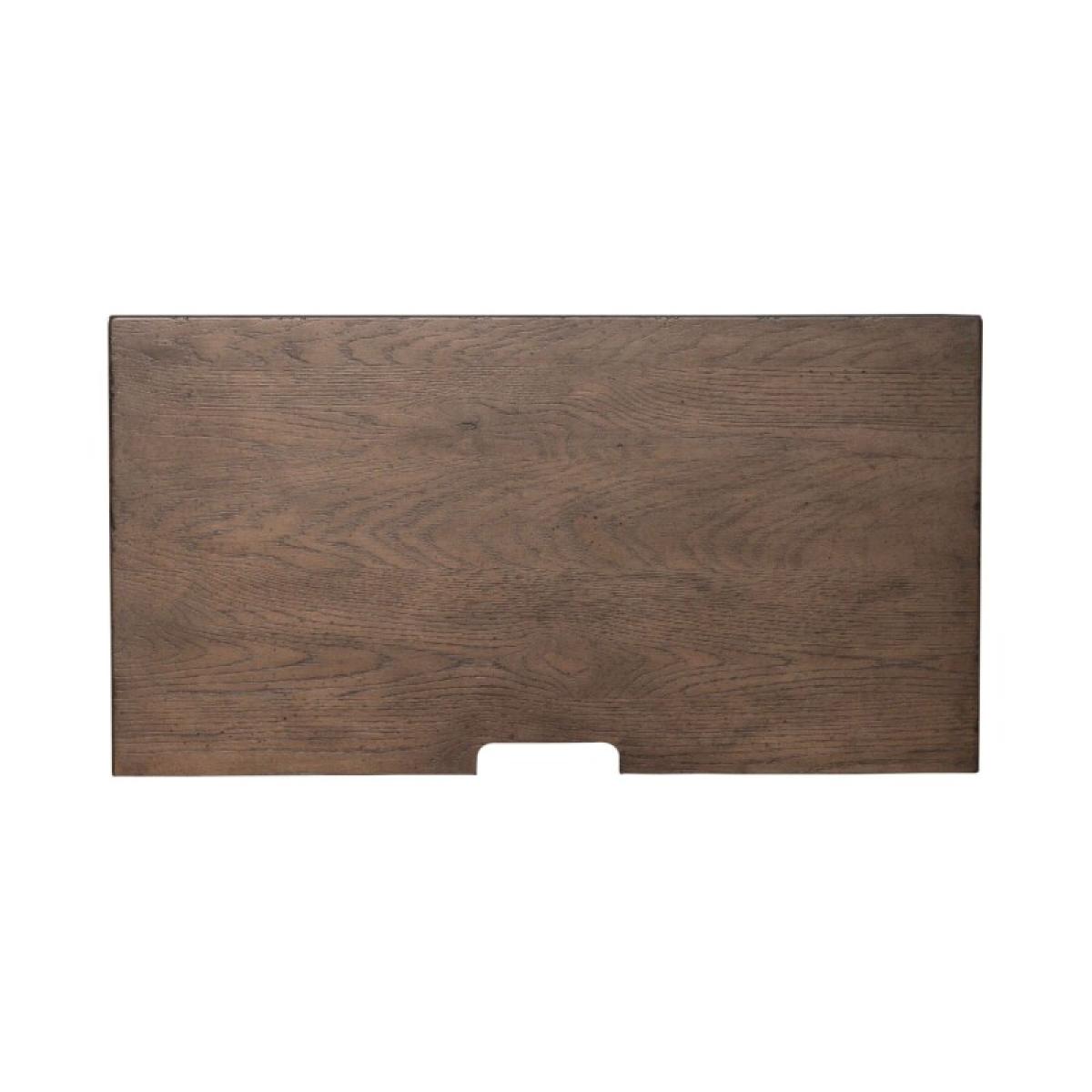 Americana Farmhouse Bedside Chest w/ Charging Station - Black - Image 7