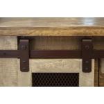 3 Drawer 1 Door End Table - Antique - Image 4