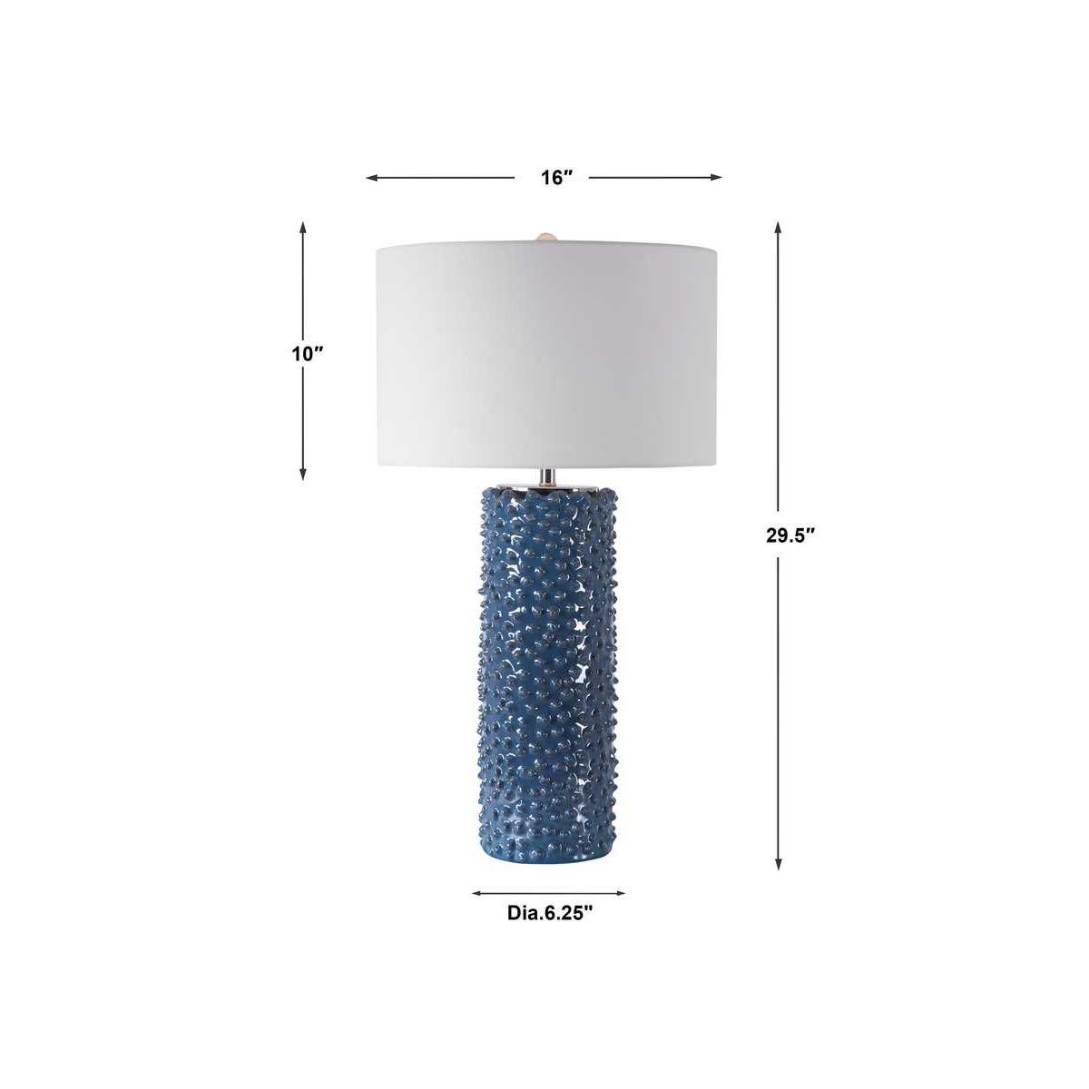 Ciji Table Lamp, Blue - Image 9