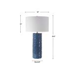 Ciji Table Lamp, Blue - Image 9