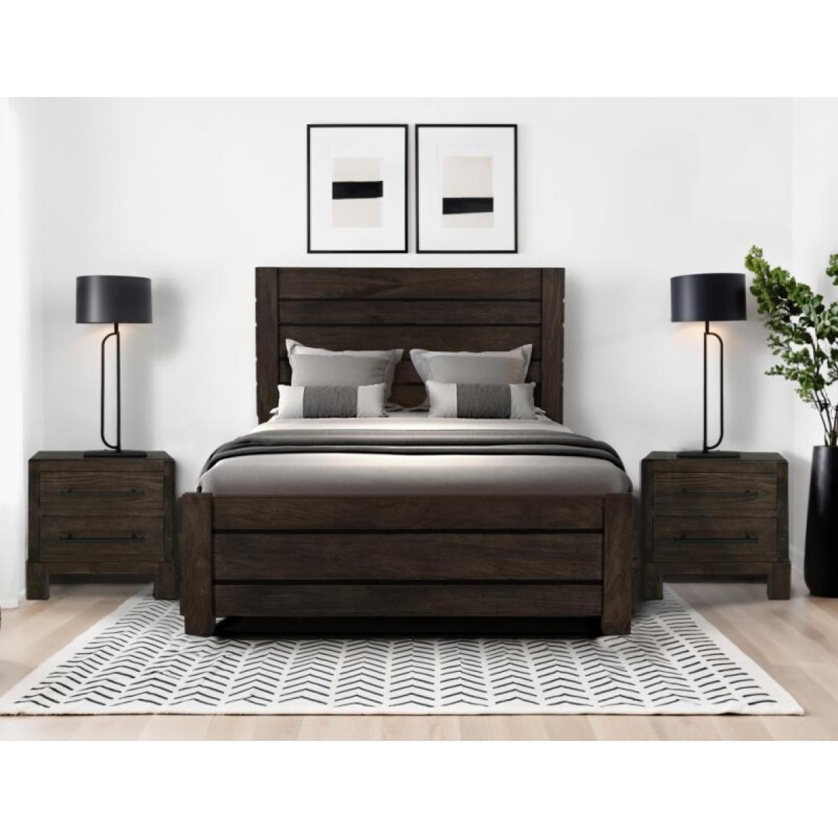 2 Drawer Nightstand - Merida - Image 4