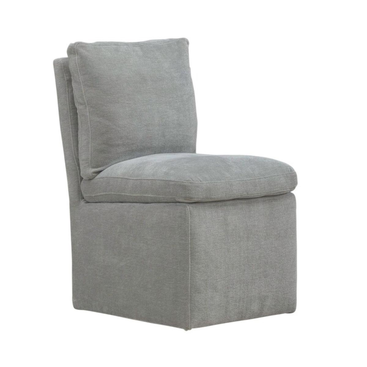 Accent Dining Chair w/ Casters - Sapphire - Image 5