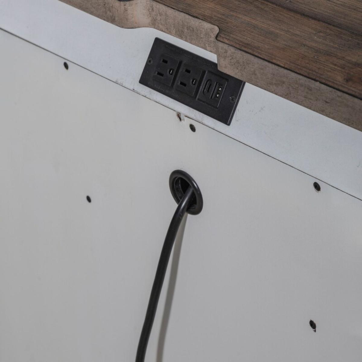 River Place 3 Drawer Nightstand w/ Charging Station - Image 12