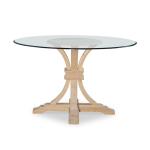 30" Flair Pedestal Base with 48" Glass Top - GLASS-48-B