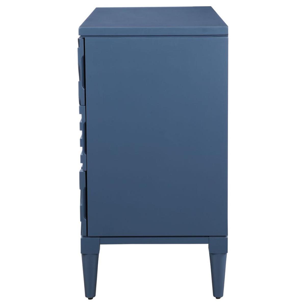 Colby 3 Drawer Chest, Blue - Image 9