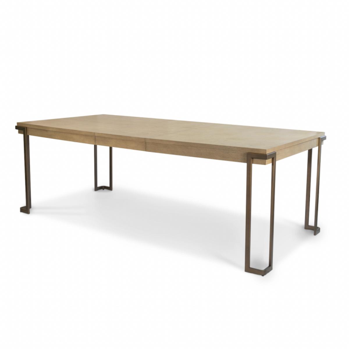 Rio Vista Rectangular Dining Table - Muted Earth Tones Clay Finish - Image 2