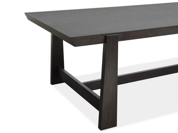 Tauren D6434-21 Trestle Dining Table - Image 4