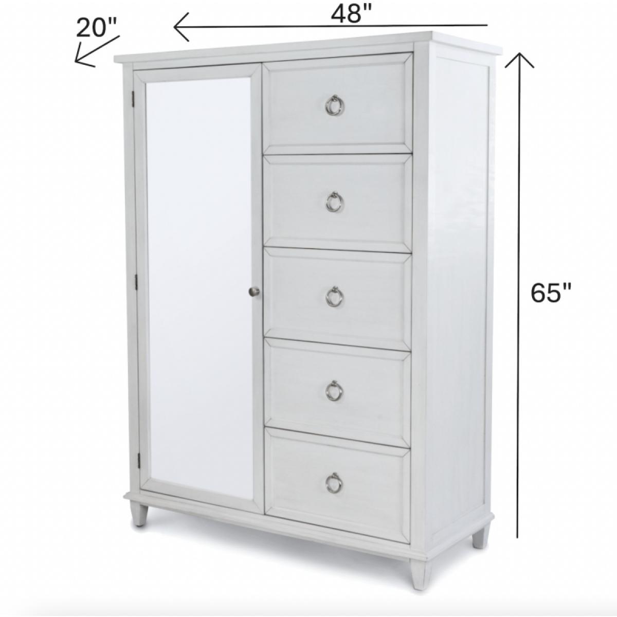 Point Breeze Mirrored Door Chest - Image 12