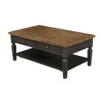 Home Accents - Vista Coffee Table in Hickory & Coal