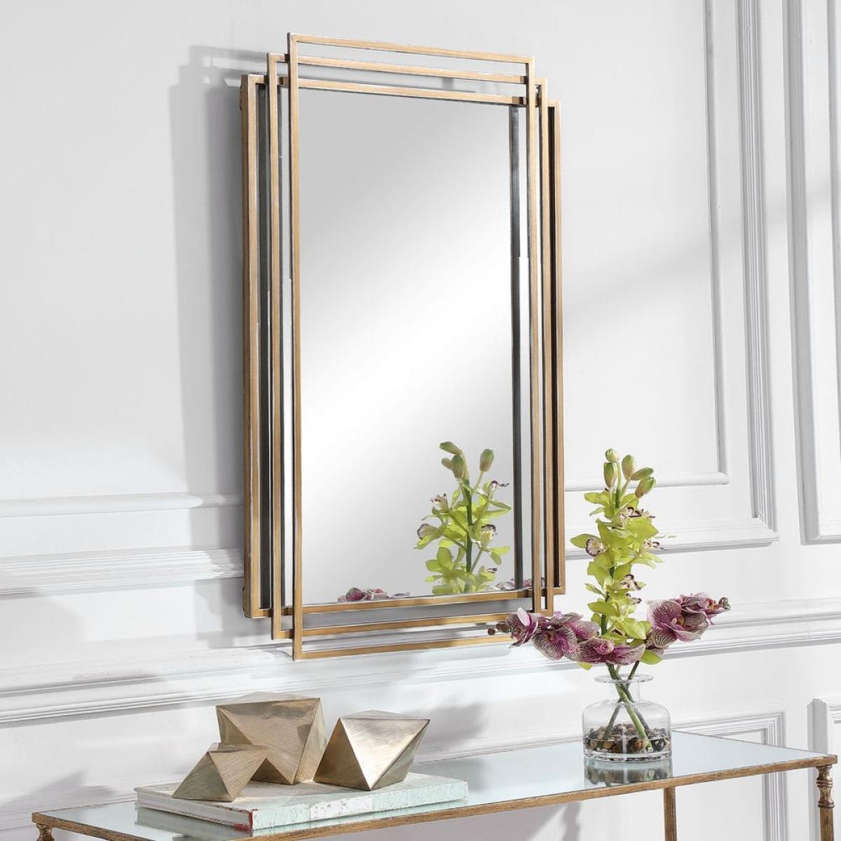 Amherst Mirror, Gold - Image 9