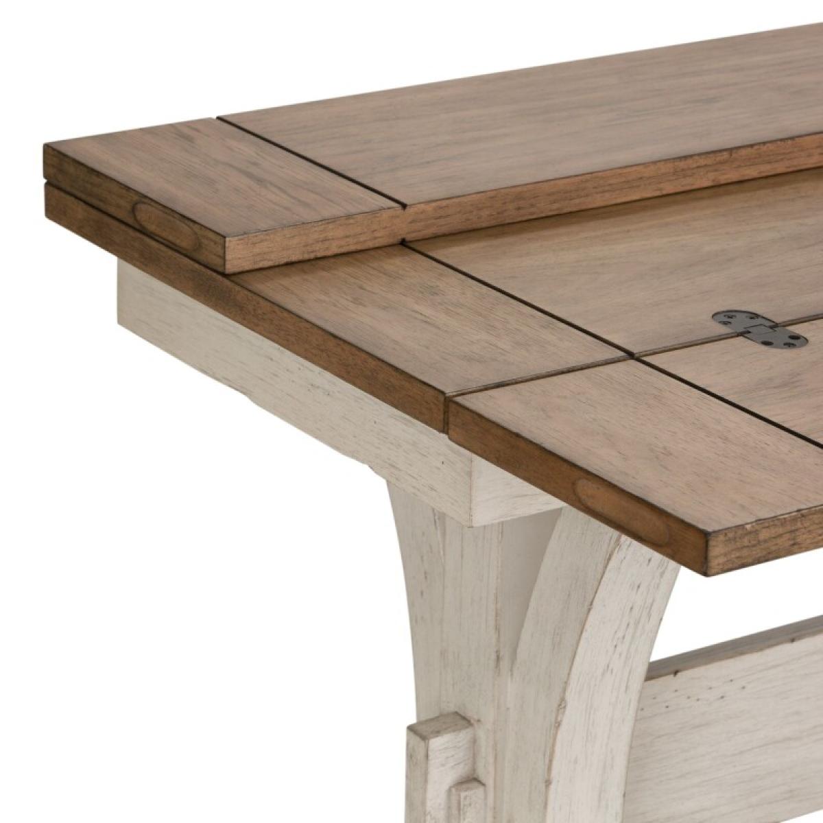 Farmhouse Reimagined Flip Lid Sofa Table - Image 6