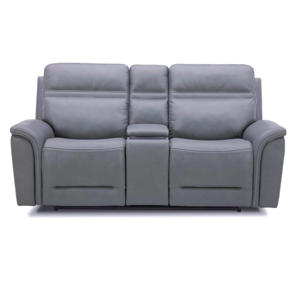 Cooper Loveseat w/Console P3 & ZG - Blue Gray - Image 6