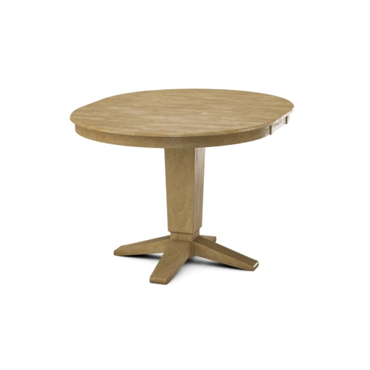 Build Your Own Pedestal Table w/ 42" x 54" Round Extension Tabletop - Image 16