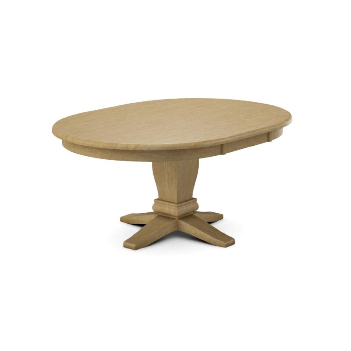 Build Your Own Pedestal Table w/ 48" x 66" Butterfly Leaf Extension Tabletop w/Half Bullnose Edge - Image 54
