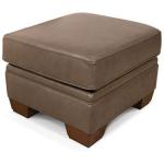 Monroe Leather Ottoman