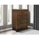 4 Drawer, Chest - Walnut - Image 4