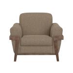 Wooden Frame & Base, Armchair - Loft Brown - Image 3