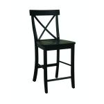 Dining Essentials - X-Back Stool in Black