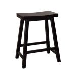 Creations 24 Inch Sawhorse Counter Stool - Black (RTA) - Image 3