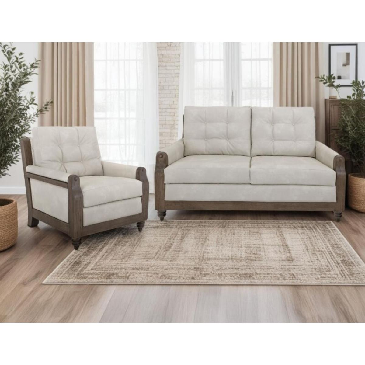 Xel-Ha II Wooden Frame, Upholstered Sofa - Image 7