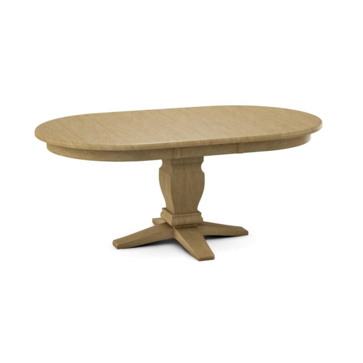 Build Your Own Pedestal Table w/42" x 72" Butterfly Leaf Extension Tabletop w/ Half Bullnose Edge - Image 3