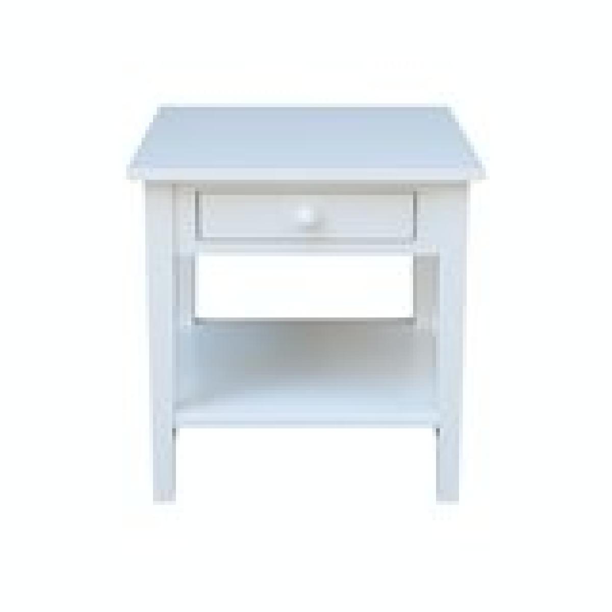 Destinations Collection - Spencer End Table in Pure White - Image 9