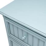 Monaco Bleu 2 Drawer Electrified Nightstand - Image 10