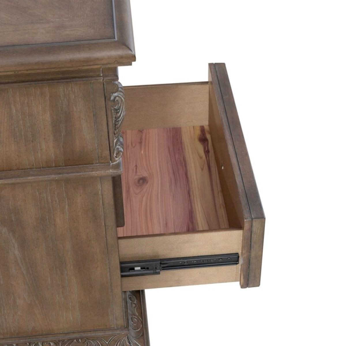 3 Drawer Night Stand with Charging Station - Image 13