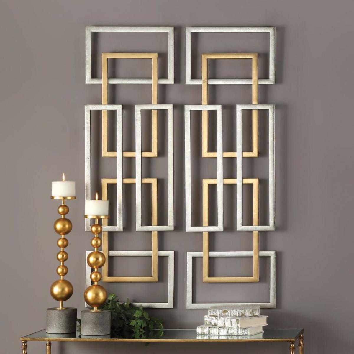 Aerin Metal Wall Panels, S/2 - Image 3