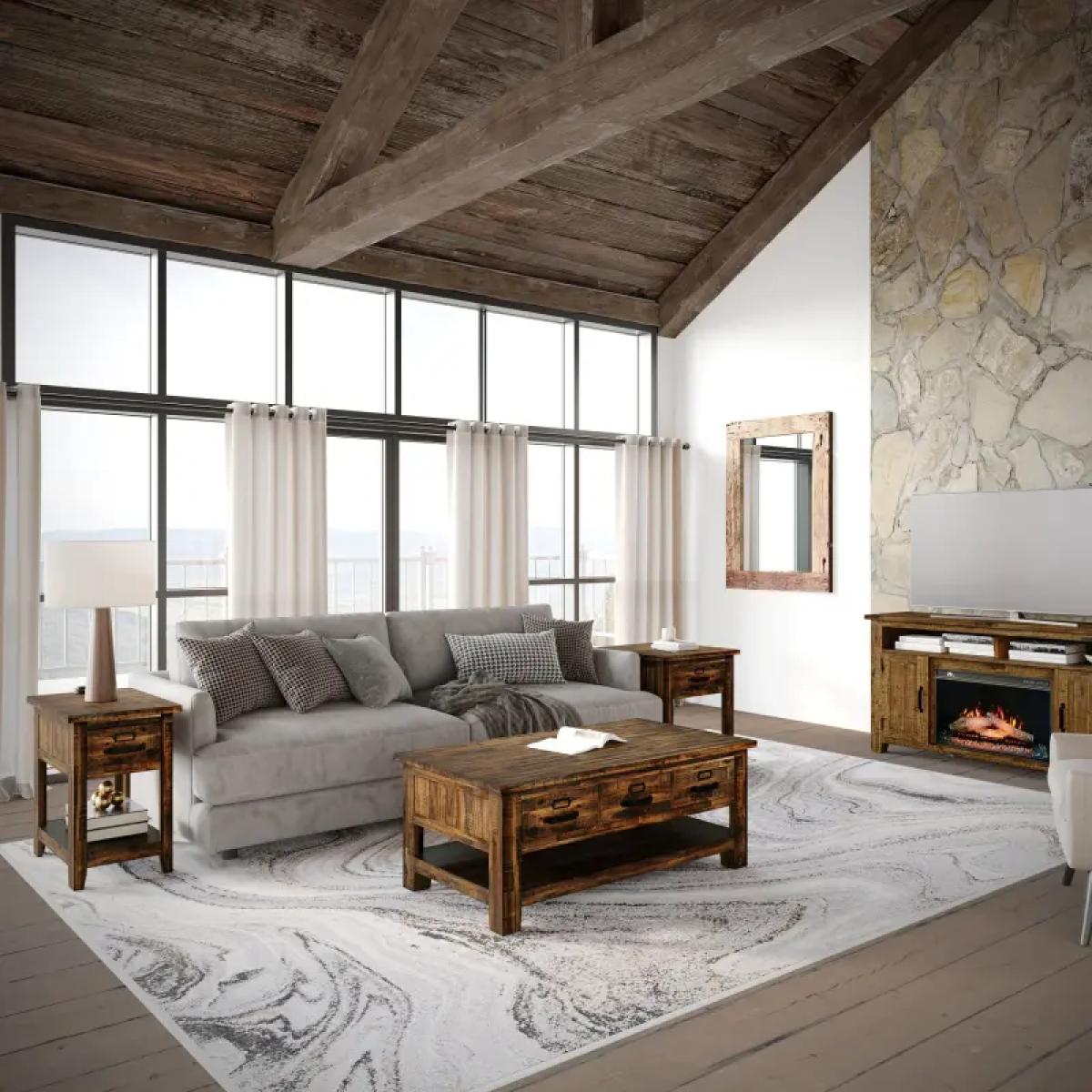 Cannon Valley Electric Fireplace Media Console - Image 4