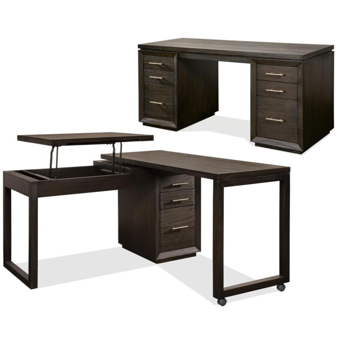 Swivel Lift-top L-desk - Image 23