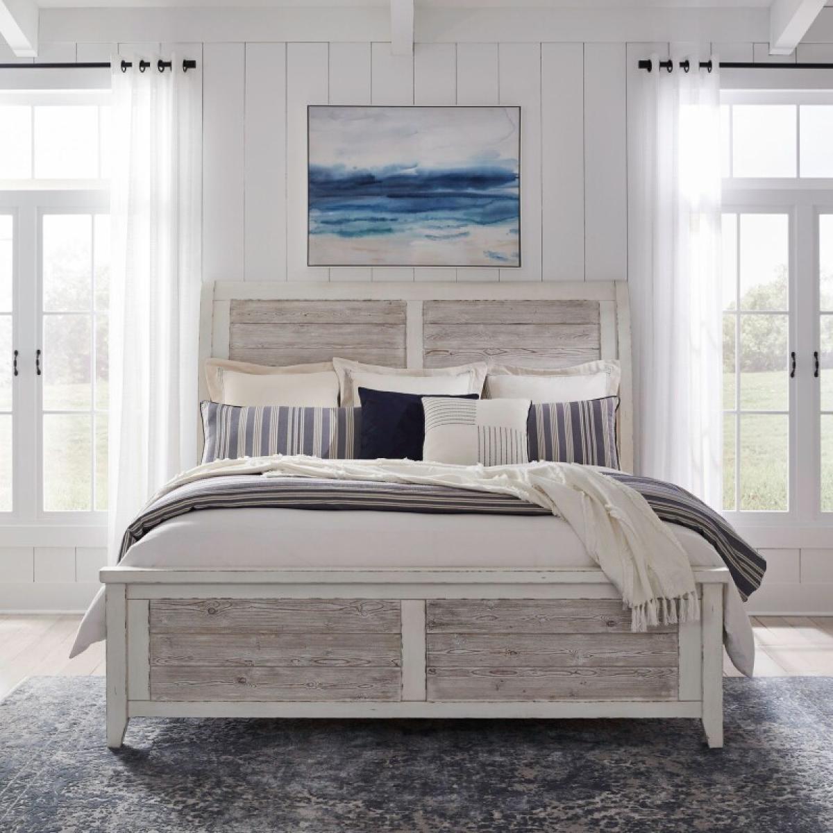 Queen Sleigh Bed - Image 2