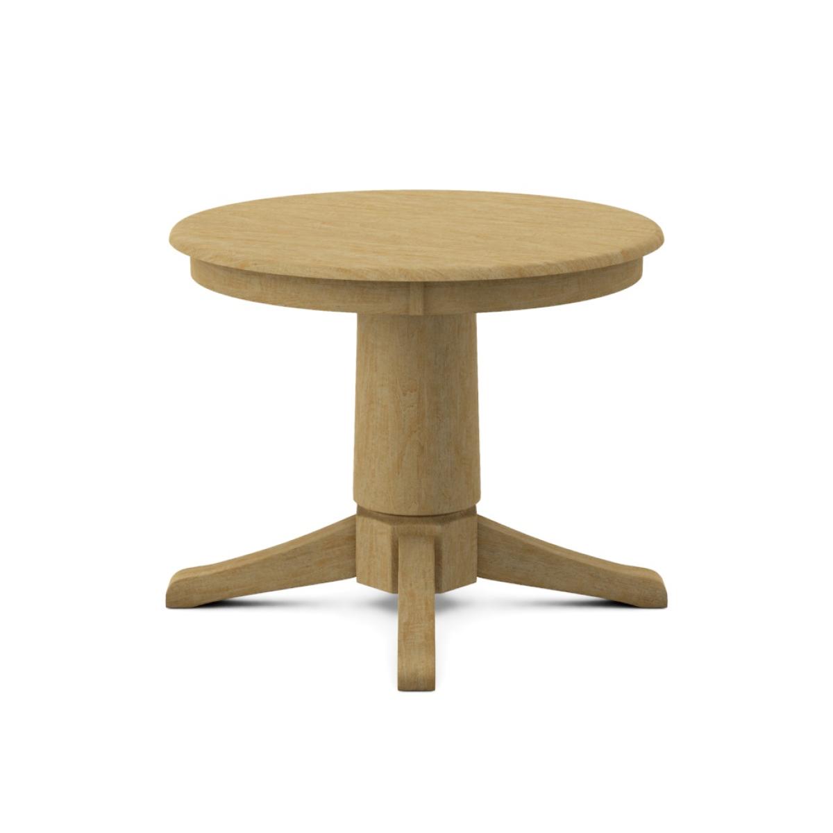 Build Your Own Pedestal Table w/ 30"H Transitional Pedestal for Solid Tops - Image 8