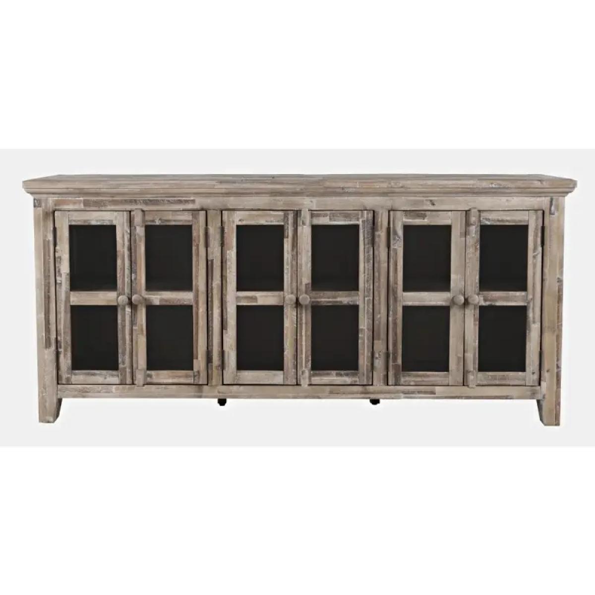 Rustic Shores 6 Door Low Accent Cabinet - Image 2