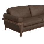 Loft Brown Wooden Frame & Base, Sofa - Image 6