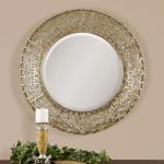 Alita Round Mirror, Champagne - Image 3