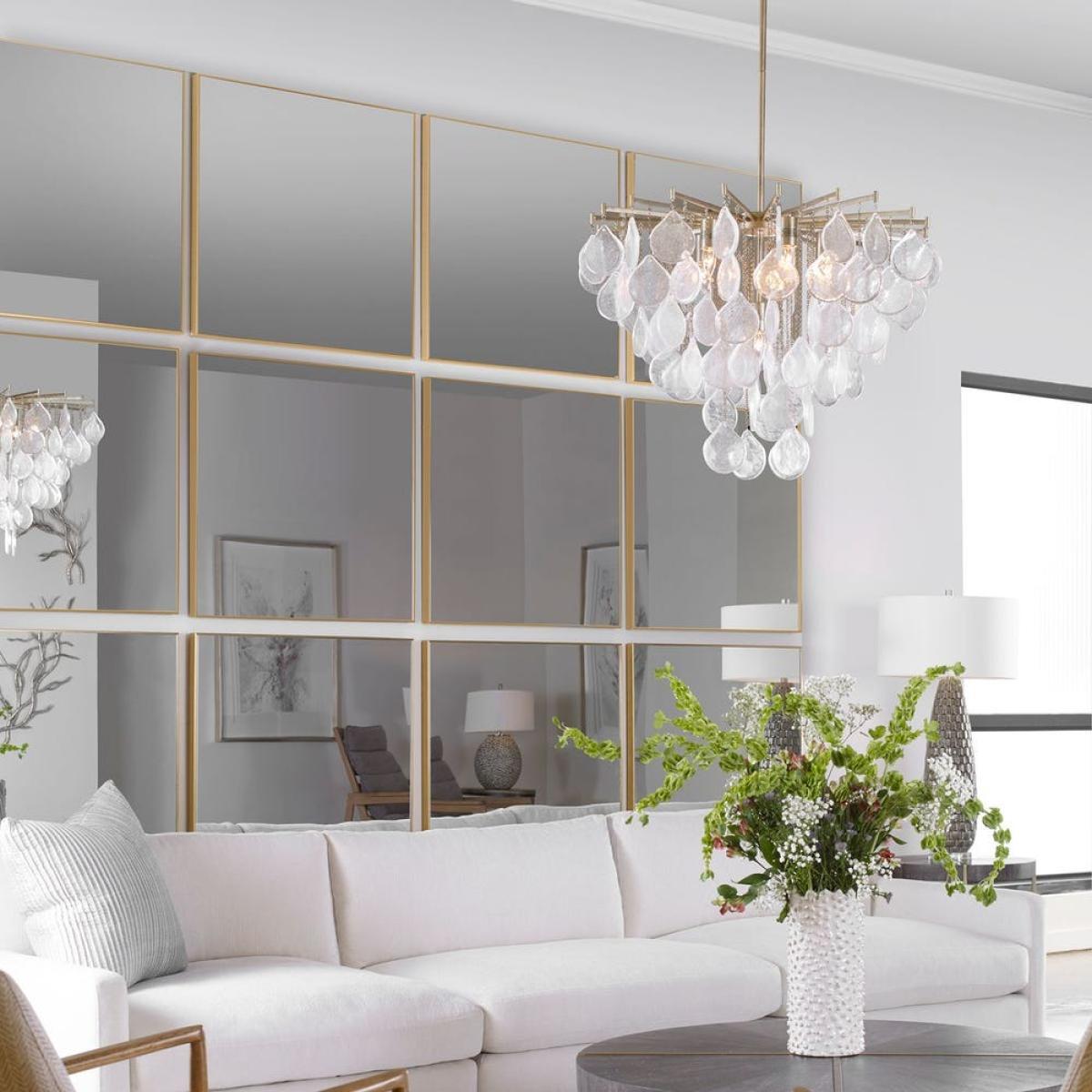 Alexo Square Mirror, Gold - Image 4