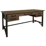 5 Drawer Desk - Loft Brown