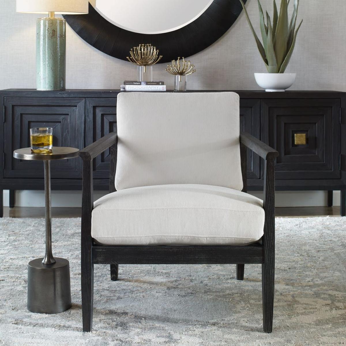 Brunei Accent Chair, White - Image 9