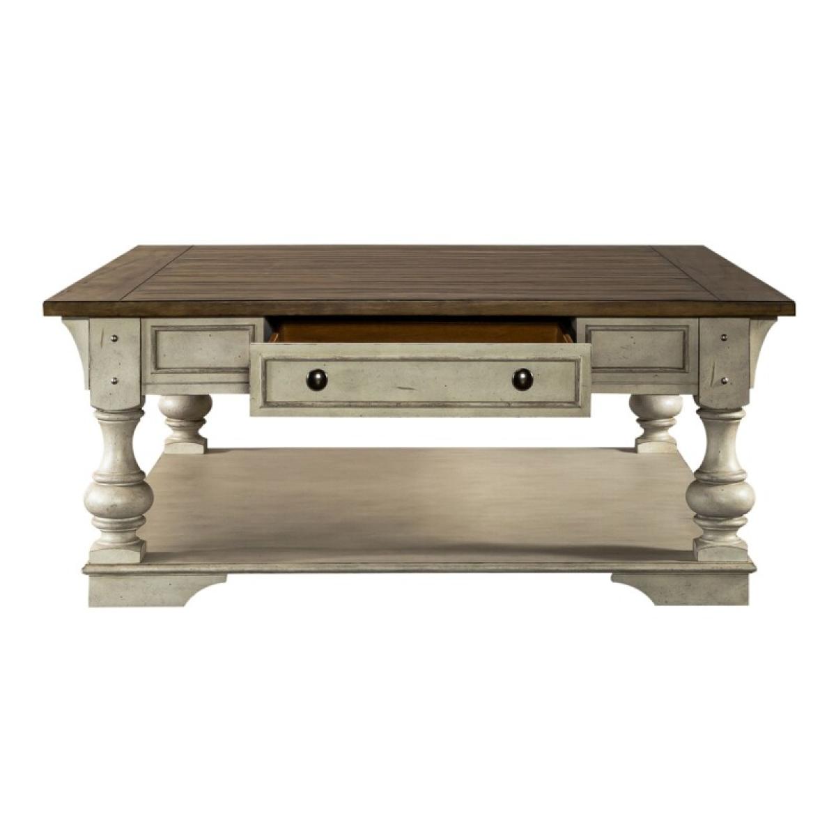 Morgan Creek Drawer Square Cocktail Table - Image 7
